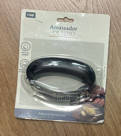 AMASSADOR DE ALHO MANUAL 5X10 INOX