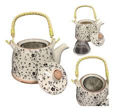 CHALEIRA CERAMICA 900ML C INFUSOR DIVISORIA