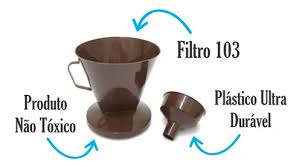 PORTA FILTRO DE CAFÉ COM ADPTADOR DE GARRAFA
