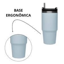 COPO TERMICO 590 ML COM CANUDO WOLFF