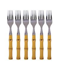 CONJ GARFO DE MESA BAMBU