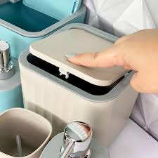 KIT BANHEIRO PLAST 4 PEÇAS