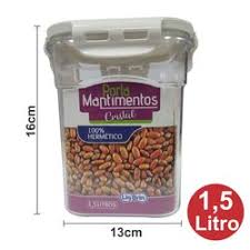 POTE HERMETICO CRISTAL DE 1,5 LITROS