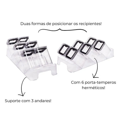 CONJ C/6 PORTA CONDIMENTOS