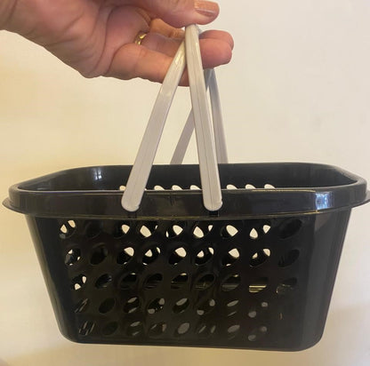 CESTINHA DE PLAST 3 LITROS  PRETO
