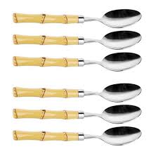 CONJ COLHERES DE MESA 6 PCS BAMBU